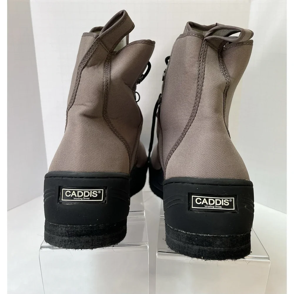 Caddis Explorer Heavy Duty Wading Fishing Boots Men's 10 Rubber Lug Soles NEW